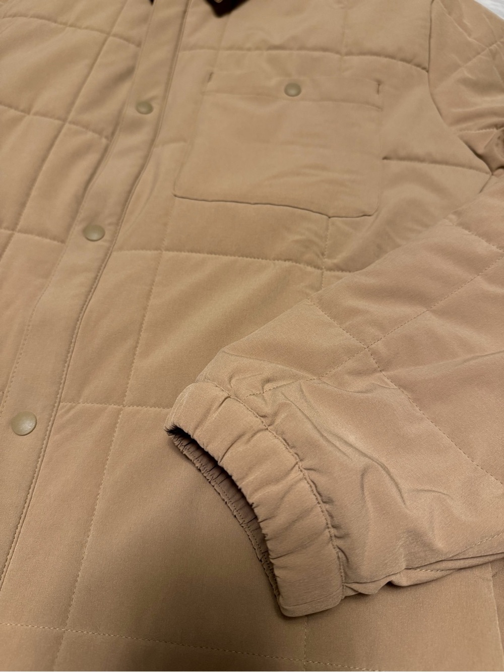 Under Armour Men's Quilted Puffer Jacket in Tan - Picture 2 of 6